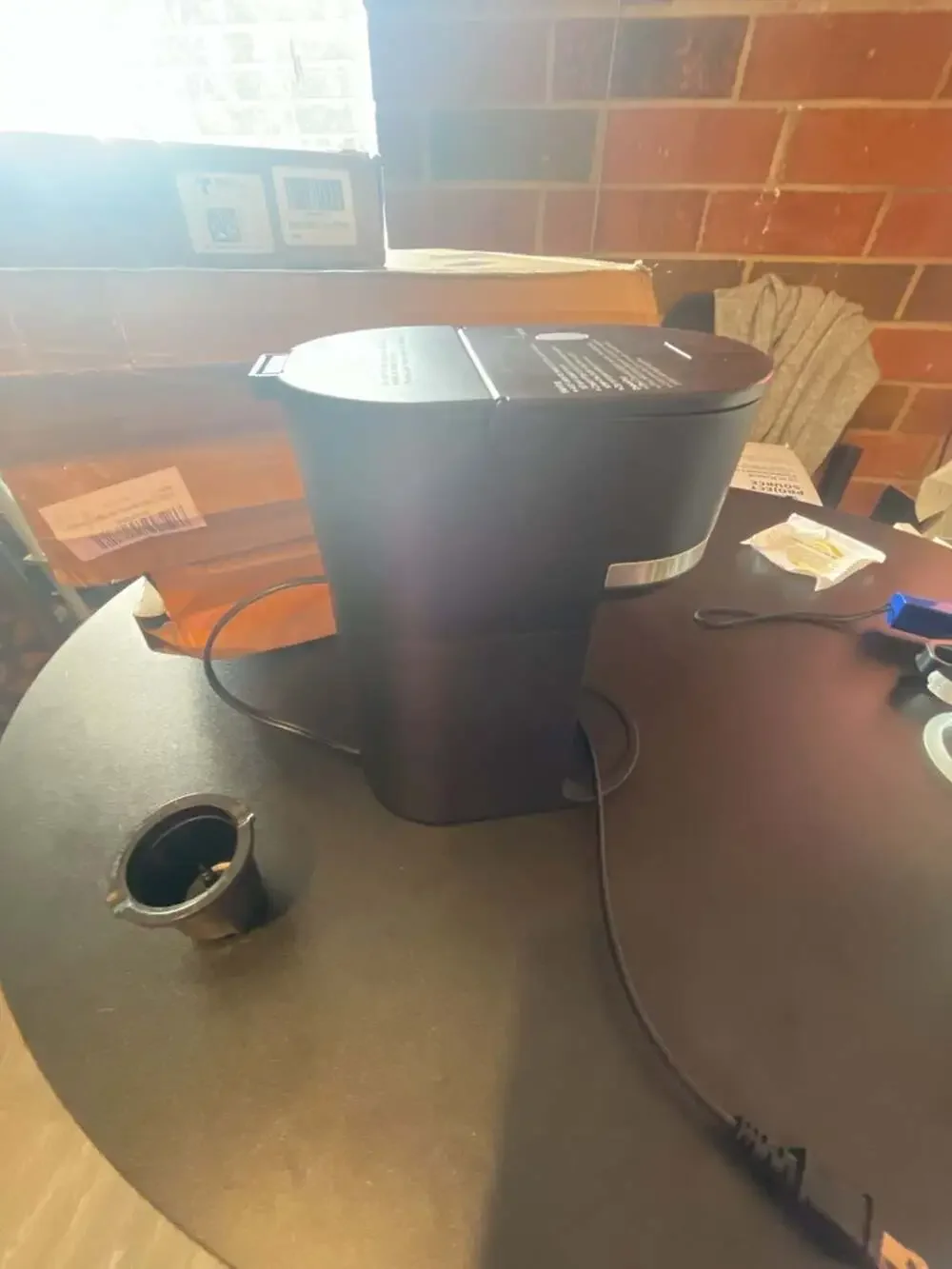 Karosie Small Single Serve Coffee Maker for K-Cup Pods and Ground Coffee